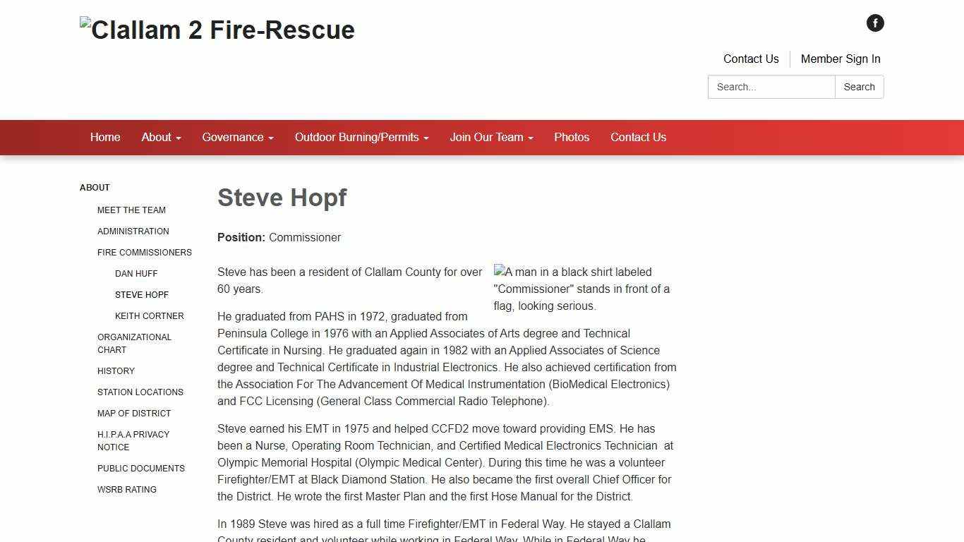 Steve Hopf - Clallam 2 Fire-Rescue